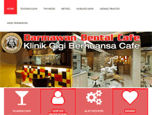 Tablet Screenshot of darmawandentalcafe.com